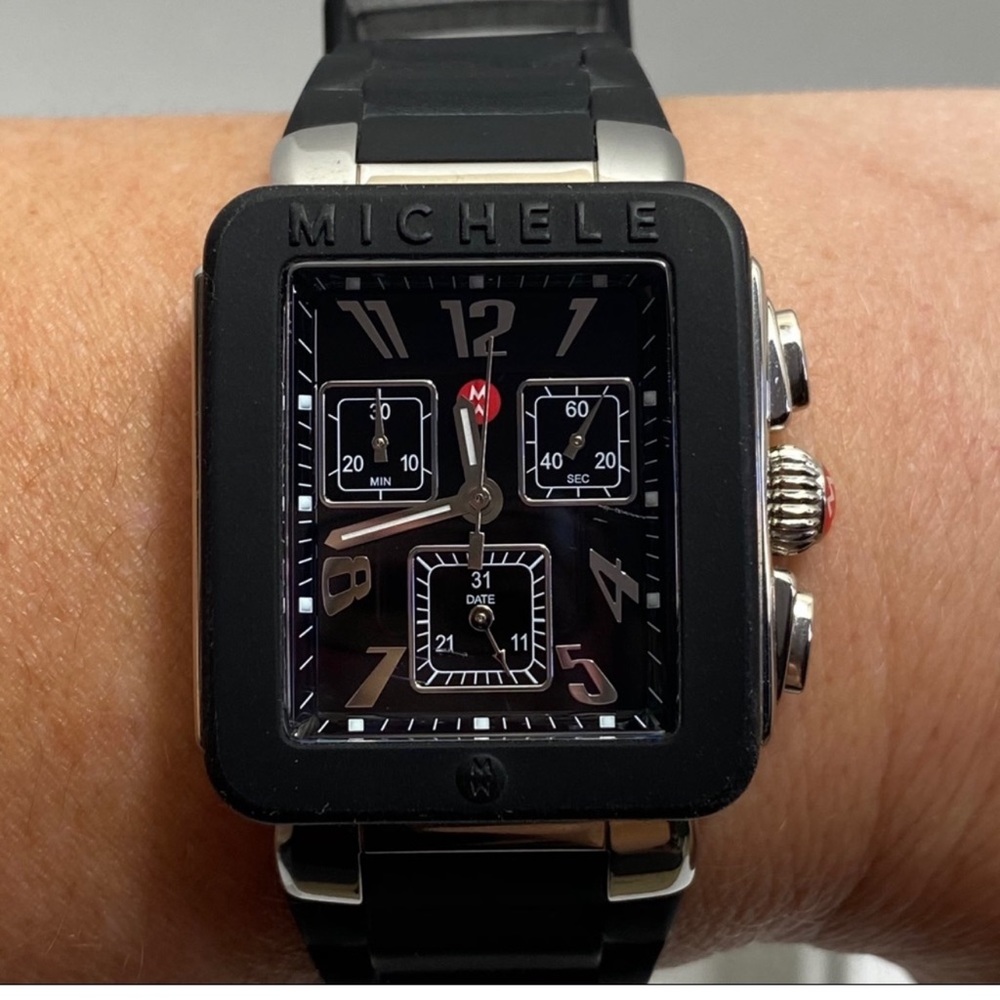 Michele Park Jelly Bean Chronograph Watch